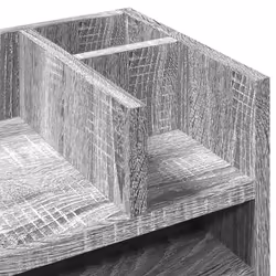 vidaXL Desk Organiser Tray Organiser Office File Organiser Engineered wood - grey sonoma - Additional view 6