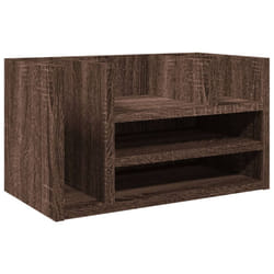 vidaXL Desk Organiser Tray Organiser Office File Organiser Engineered wood - brown oak
