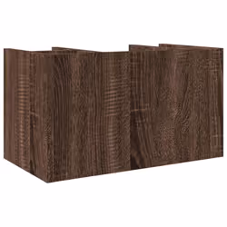 vidaXL Desk Organiser Tray Organiser Office File Organiser Engineered wood - brown oak - Additional view 5