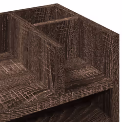 vidaXL Desk Organiser Tray Organiser Office File Organiser Engineered wood - brown oak - Additional view 6