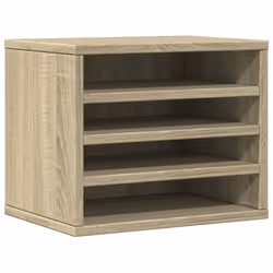 vidaXL Desk Organiser Tray Organiser File Organiser Sonoma Oak Engineered wood - sonoma oak