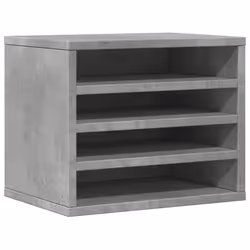 vidaXL Desk Organiser Tray Organiser File Organiser Sonoma Oak Engineered wood - concrete grey