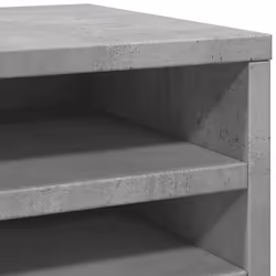 vidaXL Desk Organiser Tray Organiser File Organiser Sonoma Oak Engineered wood - concrete grey - Additional view 6