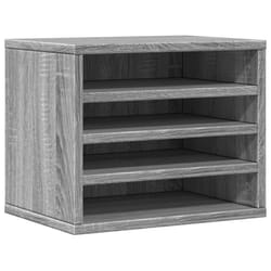 vidaXL Desk Organiser Tray Organiser File Organiser Sonoma Oak Engineered wood - grey sonoma