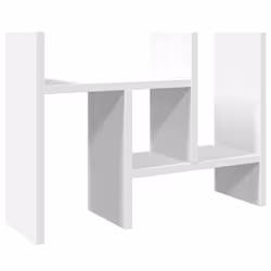 vidaXL Desk Organiser Office File Tray Organiser Grey Sonoma Engineered wood - white, 34.5 x 15.5 x 35.5 cm