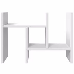 vidaXL Desk Organiser Office File Tray Organiser Grey Sonoma Engineered wood - white, 34.5 x 15.5 x 35.5 cm - Additional view 4