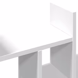 vidaXL Desk Organiser Office File Tray Organiser Grey Sonoma Engineered wood - white, 34.5 x 15.5 x 35.5 cm - Additional view 8