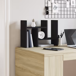 vidaXL Desk Organiser Office File Tray Organiser Grey Sonoma Engineered wood - sonoma oak, 34.5 x 15.5 x 35.5 cm