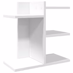 vidaXL Desk Organiser Tray Organiser File Organiser Smoked Oak Engineered wood - white