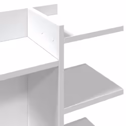 vidaXL Desk Organiser Tray Organiser File Organiser Smoked Oak Engineered wood - white - Additional view 6
