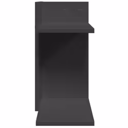 vidaXL Desk Organiser Tray Organiser File Organiser Smoked Oak Engineered wood - black - Additional view 4