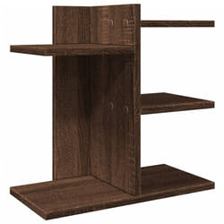 vidaXL Desk Organiser Tray Organiser File Organiser Smoked Oak Engineered wood - brown oak