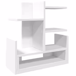 vidaXL Desk Organiser Office Tray Organiser File Organiser Engineered wood - white