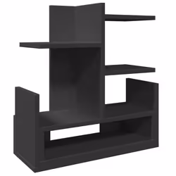 vidaXL Desk Organiser Office Tray Organiser File Organiser Engineered wood - black