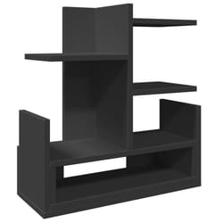vidaXL Desk Organiser Office Tray Organiser File Organiser Engineered wood - black