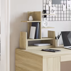 vidaXL Desk Organiser Office Tray Organiser File Organiser Engineered wood - sonoma oak