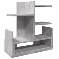 vidaXL Desk Organiser Office Tray Organiser File Organiser Engineered wood - concrete grey