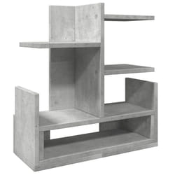 vidaXL Desk Organiser Office Tray Organiser File Organiser Engineered wood - concrete grey