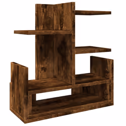vidaXL Desk Organiser Office Tray Organiser File Organiser Engineered wood - smoked oak