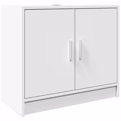 vidaXL Sink Cabinet Vanity Unit Storage Unit Cupboard White Engineered Wood