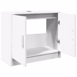 vidaXL Sink Cabinet Vanity Unit Storage Unit Cupboard White Engineered Wood - Additional view 4