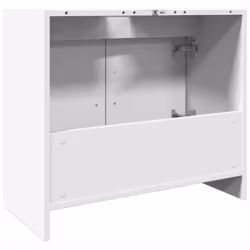 vidaXL Sink Cabinet Vanity Unit Storage Unit Cupboard White Engineered Wood - Additional view 6