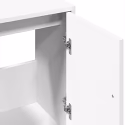 vidaXL Sink Cabinet Vanity Unit Storage Unit Cupboard White Engineered Wood - Additional view 7