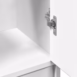 vidaXL Sink Cabinet Vanity Unit Storage Unit Cupboard White Engineered Wood - Additional view 8