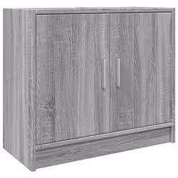 vidaXL Sink Cabinet Vanity Unit Storage Cupboard Grey Sonoma Engineered Wood