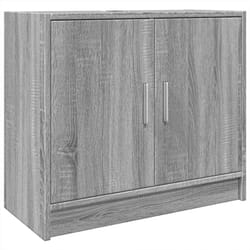 vidaXL Sink Cabinet Vanity Unit Storage Cupboard Grey Sonoma Engineered Wood