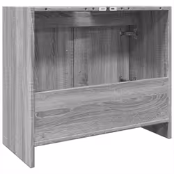 vidaXL Sink Cabinet Vanity Unit Storage Cupboard Grey Sonoma Engineered Wood - Additional view 6