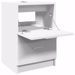 vidaXL Sink Cabinet Vanity Unit Storage Unit Cupboard White Engineered Wood - Additional view 4