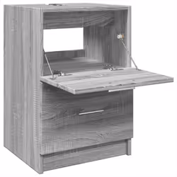 vidaXL Sink Cabinet Vanity Unit Storage Cupboard Grey Sonoma Engineered Wood - Additional view 4