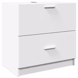 VidaXL 848108, White, Wood, 30 kg, 590 mm, 370 mm, 590 mm