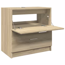 vidaXL Sink Cabinet Vanity Unit Storage Cupboard Sonoma Oak Engineered Wood - Additional view 4