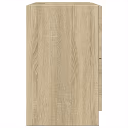 vidaXL Sink Cabinet Vanity Unit Storage Cupboard Sonoma Oak Engineered Wood - Additional view 5
