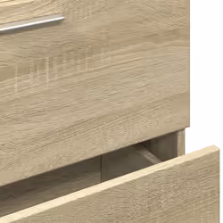 vidaXL Sink Cabinet Vanity Unit Storage Cupboard Sonoma Oak Engineered Wood - Additional view 8