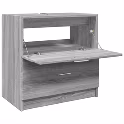vidaXL Sink Cabinet Vanity Unit Storage Cupboard Grey Sonoma Engineered Wood - Additional view 4