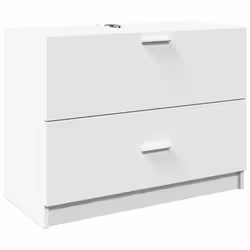 VidaXL 848115, White, Wood, 30 kg, 780 mm, 370 mm, 590 mm