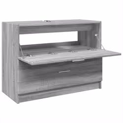 vidaXL Sink Cabinet Vanity Unit Storage Cupboard Grey Sonoma Engineered Wood - Additional view 4