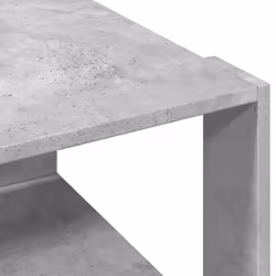 vidaXL Coffee Table Hallway Side Table Desk Accent End Table Engineered Wood - concrete grey, 51.5 x 51.5 x 30 cm - Additional view 6