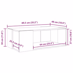 VidaXL 848150 coffee/side/end table - Additional view 7