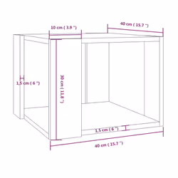 VidaXL 848154 coffee/side/end table - Additional view 7