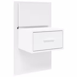 VidaXL 848157 nightstand/bedside table White