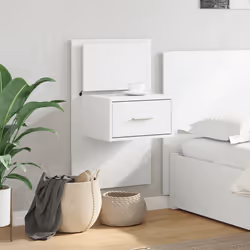 VidaXL 848157 nightstand/bedside table White - Additional view 4