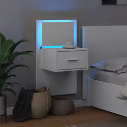 VidaXL 848157 nightstand/bedside table White - Additional view 5