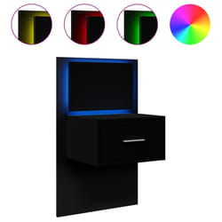 VidaXL 848159 nightstand/bedside table Black