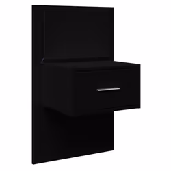 VidaXL 848159 nightstand/bedside table Black