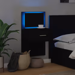 VidaXL 848159 nightstand/bedside table Black - Additional view 5