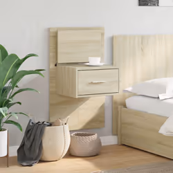 VidaXL 848161 nightstand/bedside table Oak - Additional view 4